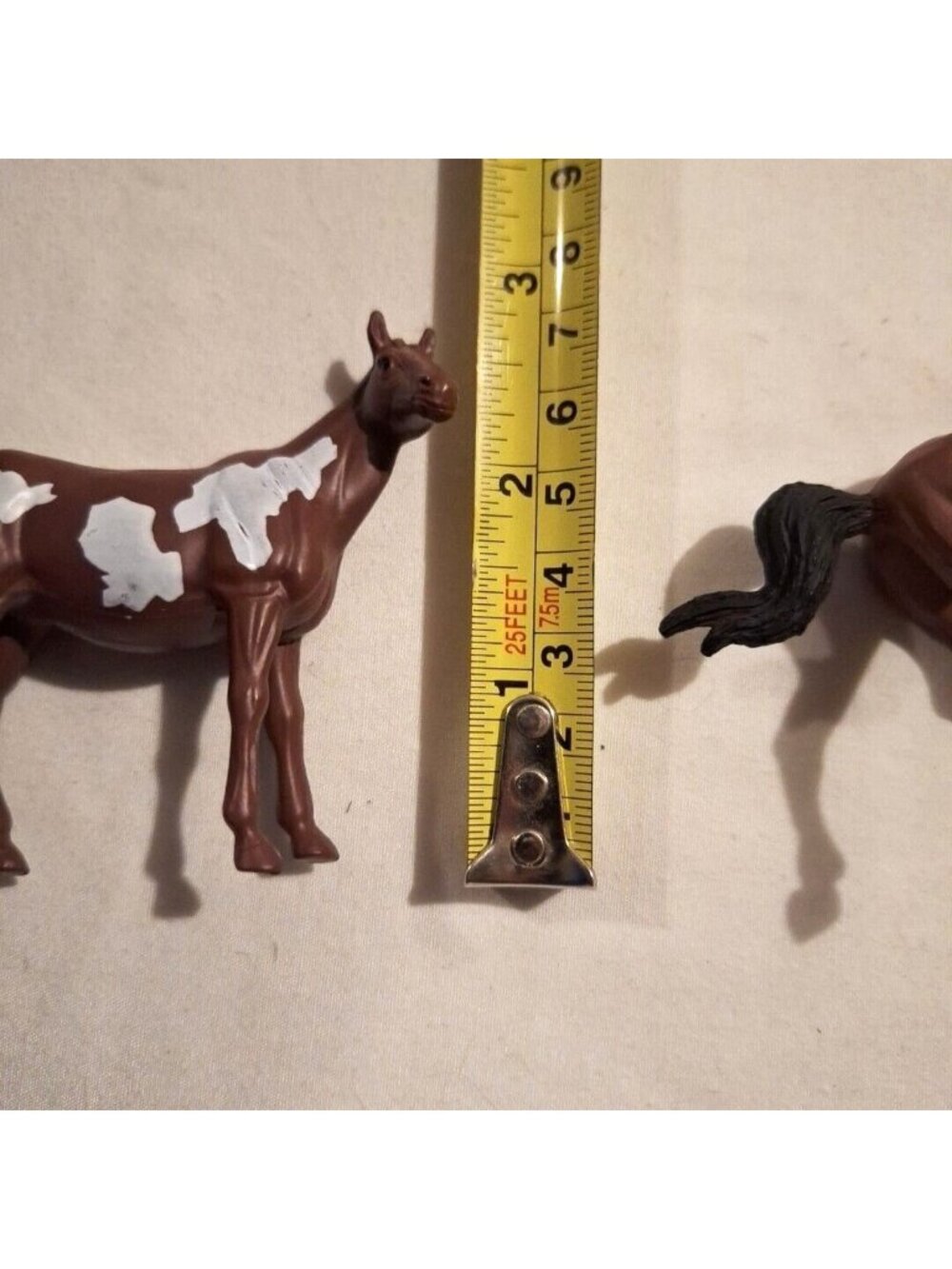 Popak New Ray Horse 3" Brown White Paint Pinto & Bay Vintage Lot - Picture 8 of 9
